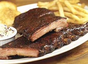 papas fritas con carne