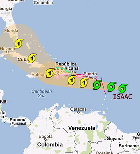 Tormenta tropical Isaac